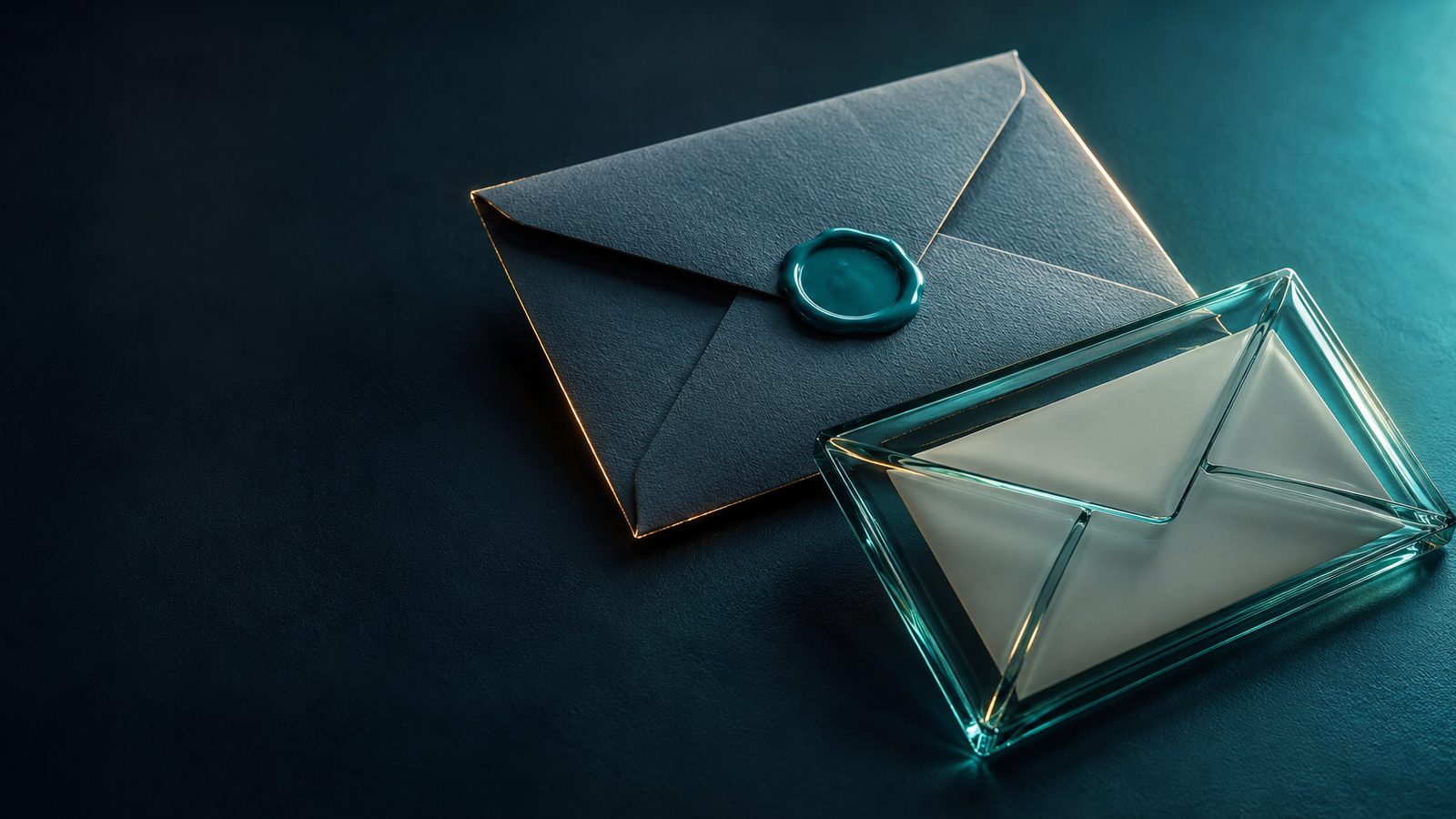 Proton Mail vs Gmail comparison graphic contrasting a locked encrypted inbox with a cloud-synced free inbox